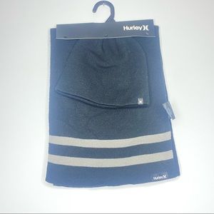 NWT Hurley scarf and beanie bundle